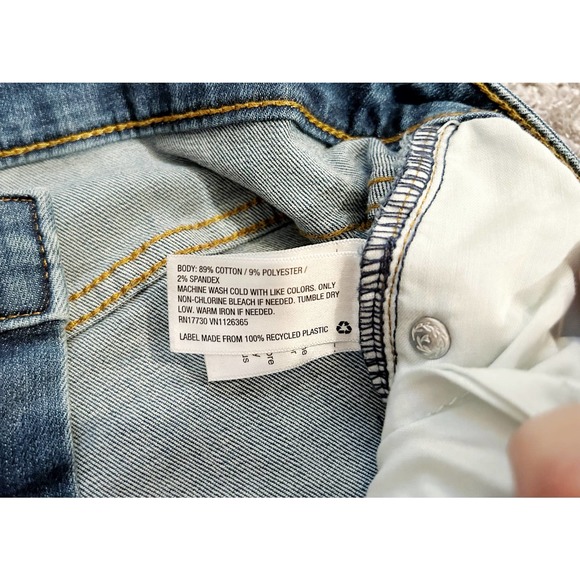 Universal Thread Blue High Rise Skinny Jeans Womens Size 4 - Picture 5 of 8
